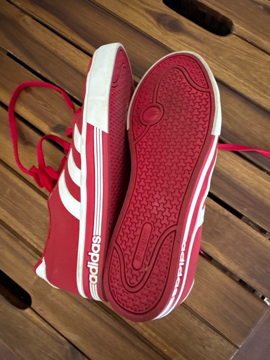 Adidas Daily 3.0 Red White Lifestyle Fashion Gym Sneakers men’s size 8 main image 4
